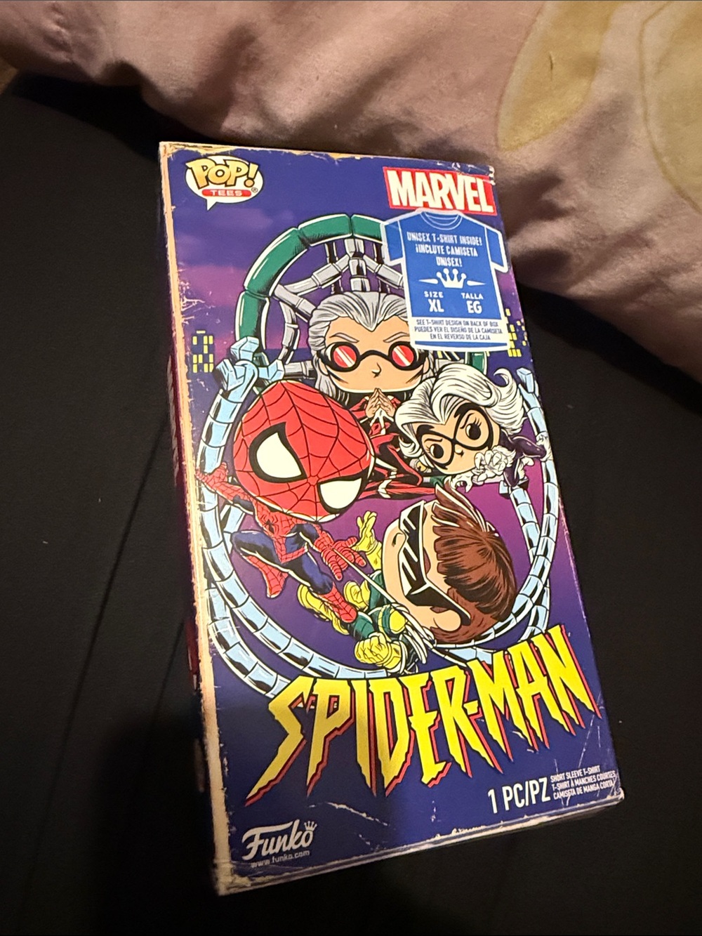 Marvel Spider-Man Funko Pop! Boxed shirt